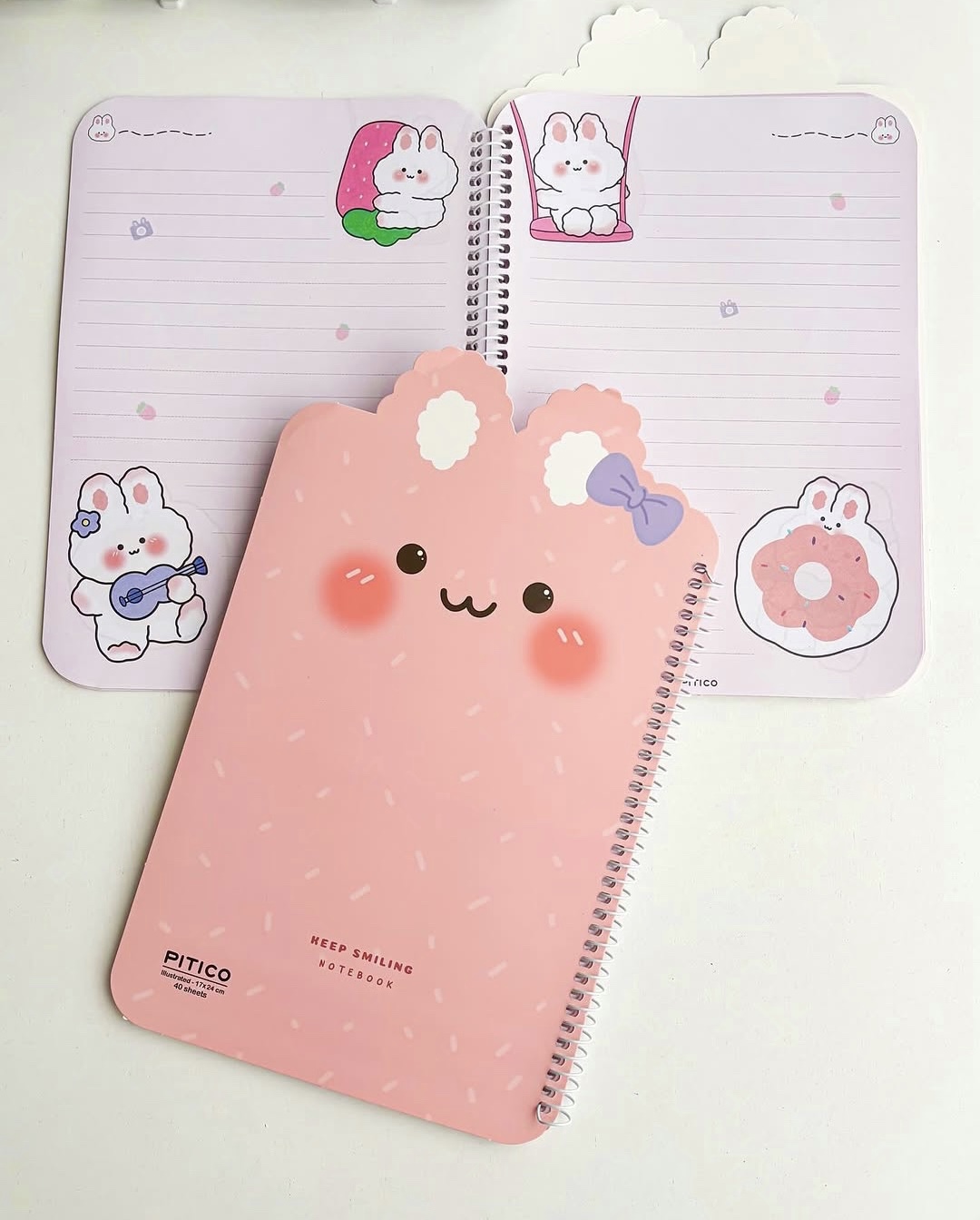 دفتر مشق حاشیه دار طرح خرگوش