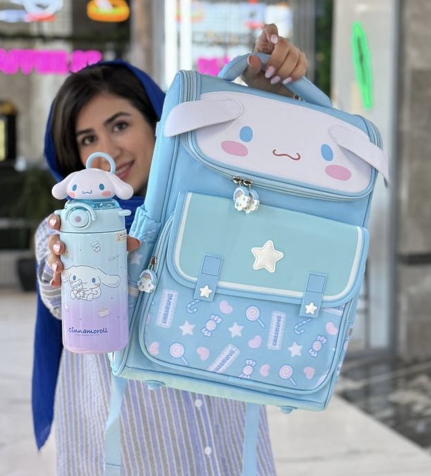 کوله پشتی مدل صندوقی طرح سینامورل